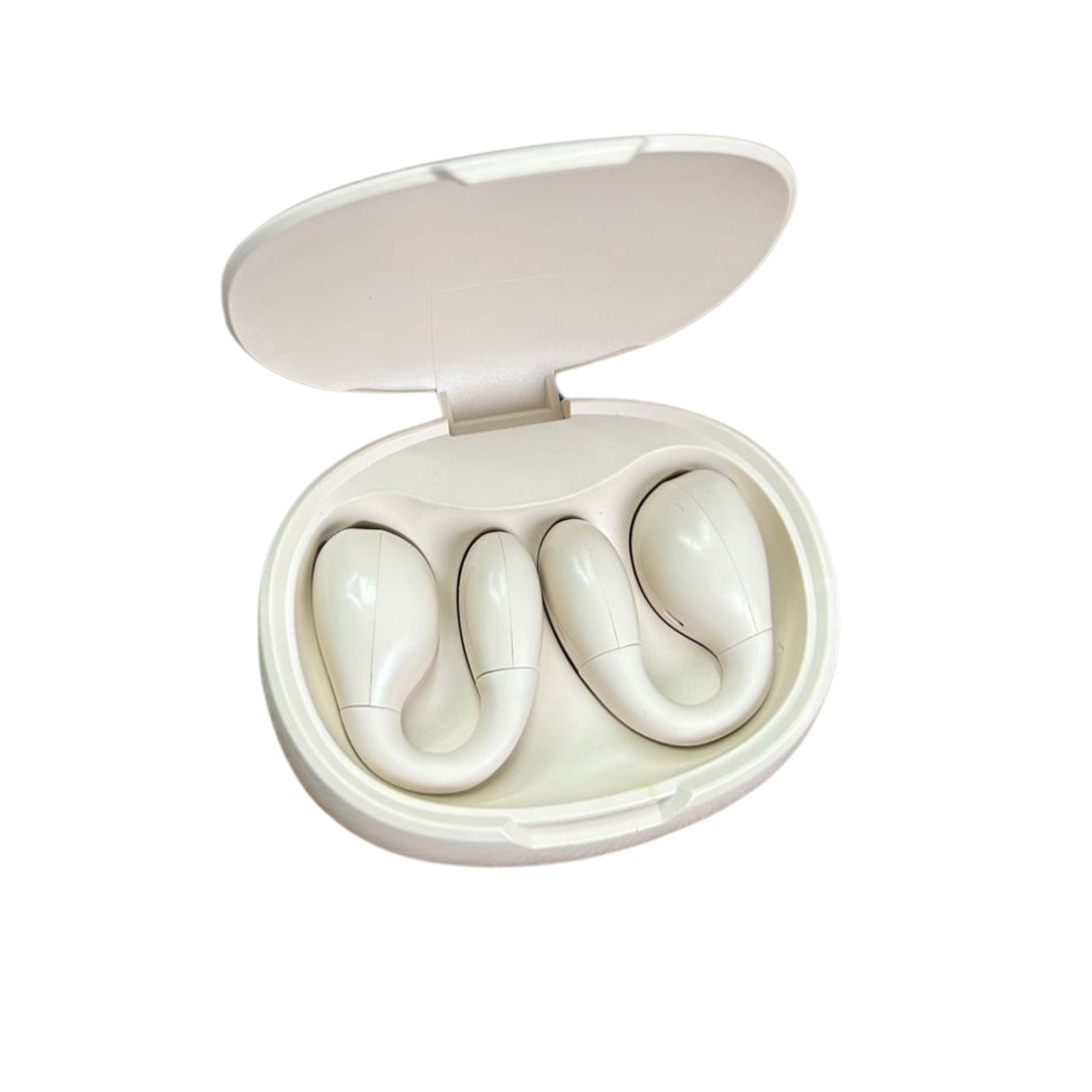 Wesdar - Audífonos Deportivos Oreja Abierta BT 5.2 con Clip - Beige